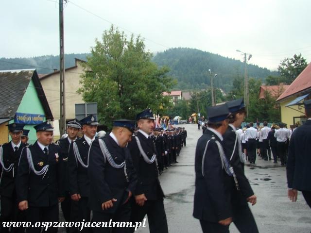 Przemarsz na miejsce uroczystosci